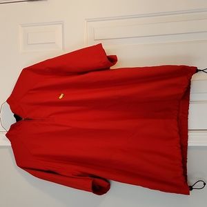 Masters Collection men's windbreaker, size xl, color red